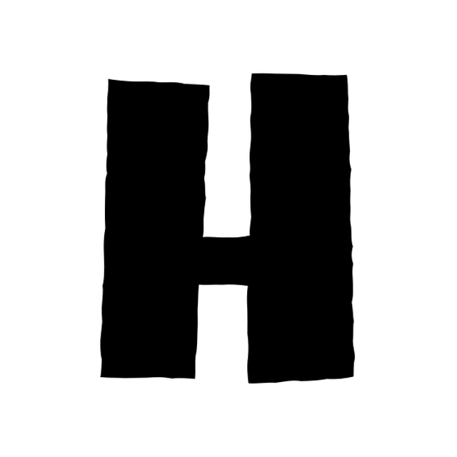 The input letter H in LuckiestGuy Regular.