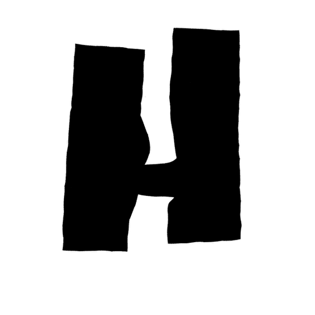 Strike a Chord's animation of the H: a soldier marching in place, stiff and rhythmic.