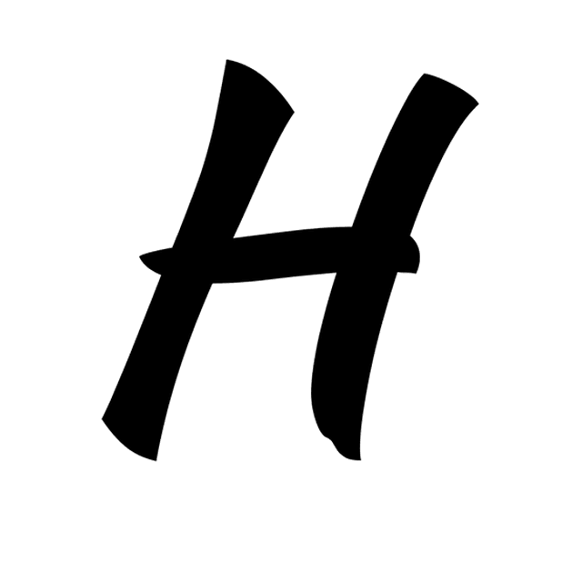 AniClipart's animation of the H: a ladder wobbling.