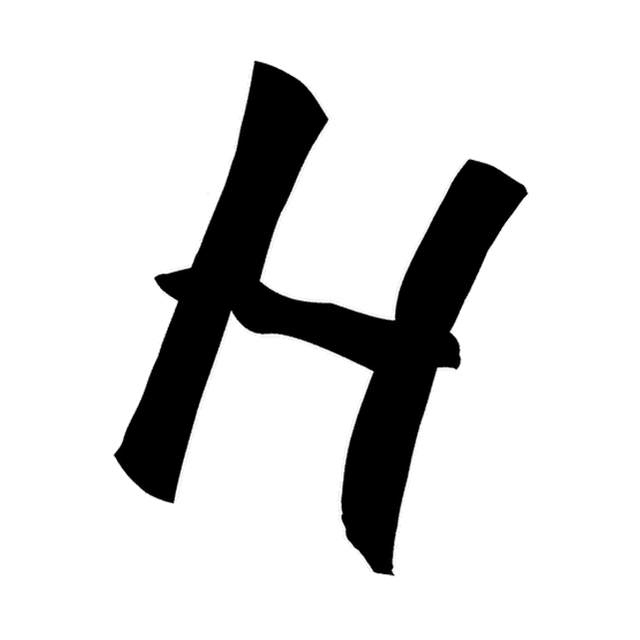 Strike a Chord's animation of the H: a ladder wobbling.