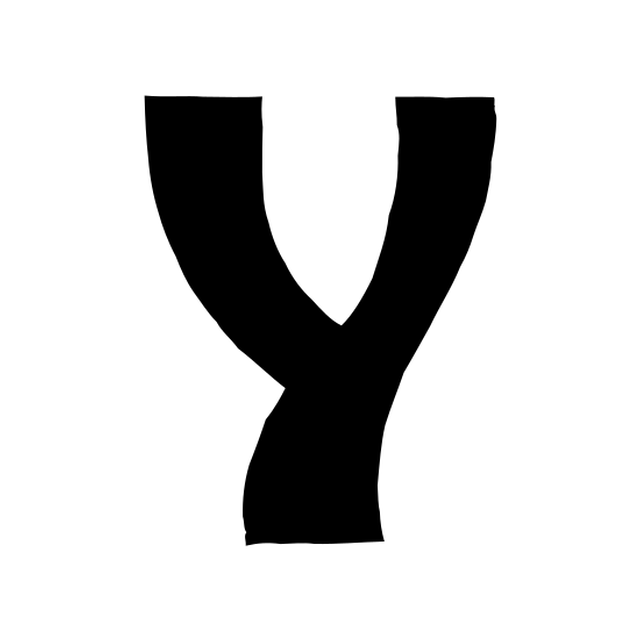 The input letter Y in HobeauxRococeaux Sherman.
