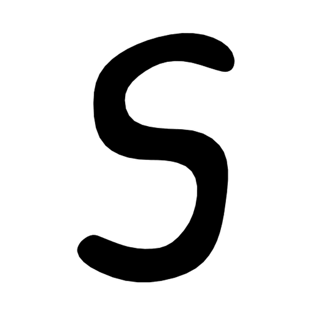 Astra's font-only animation of the S: a snake slithering.