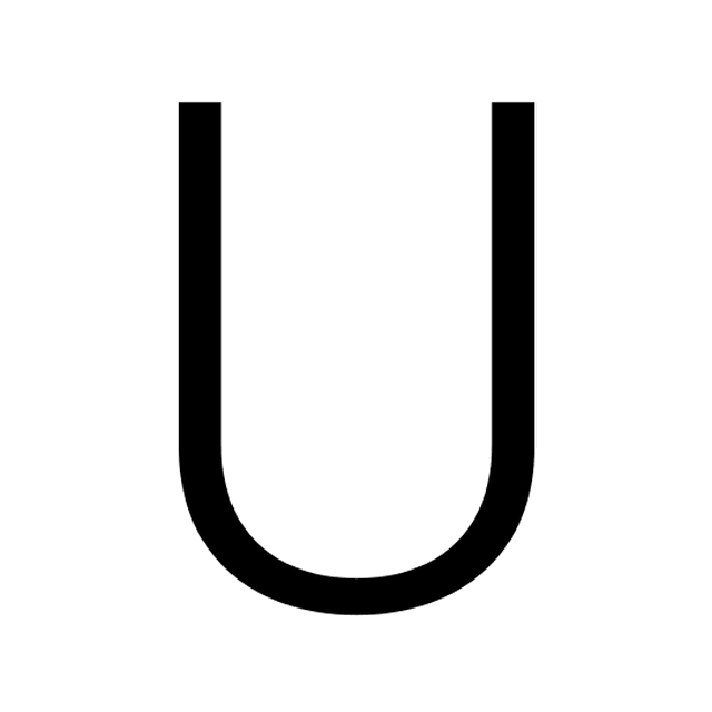Astra's font-only animation of the U: a cradle rocking gently.