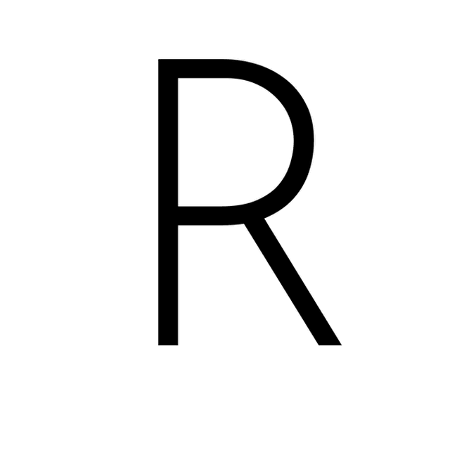 AniClipart's animation of the R: an excited puppy bouncing.