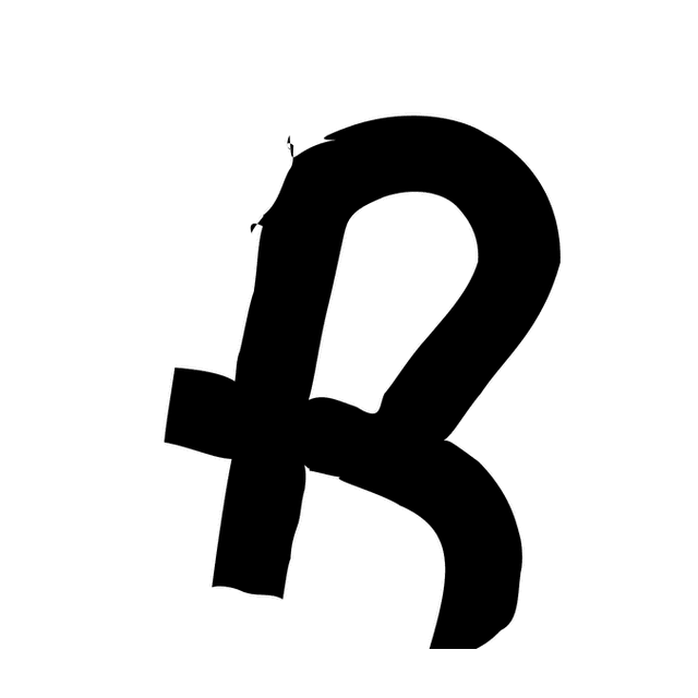 Dynamic Typography's animation of the R as a strutting rooster.