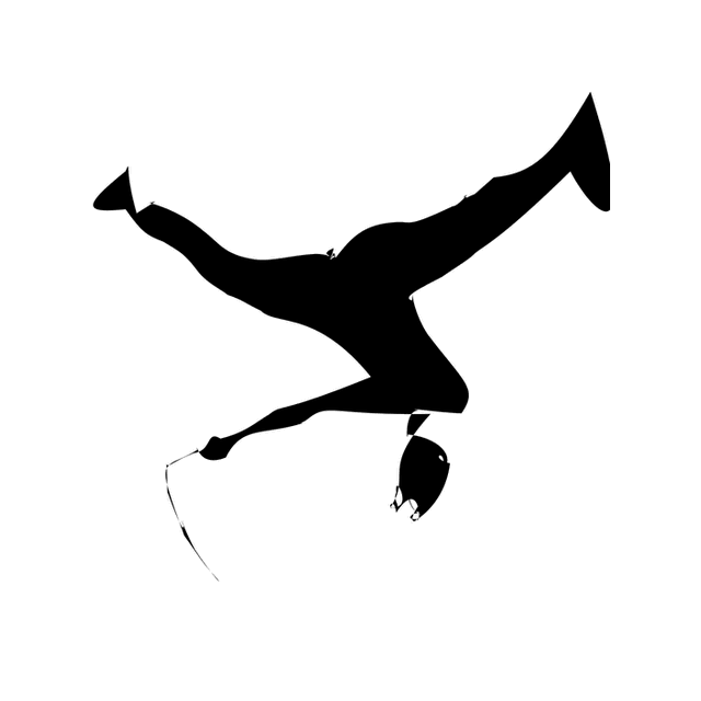 Dynamic Typography's animation of the X as a breakdancer mid-windmill.