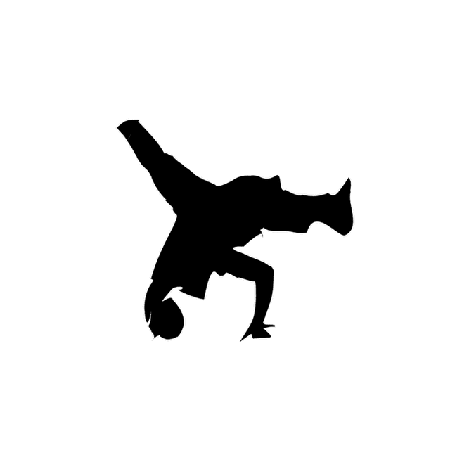 Strike a Chord's animation of the X as a breakdancer mid-windmill.