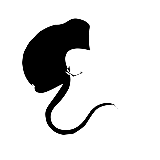 Dynamic Typography's animation of the C as a monkey reaching out with one arm.