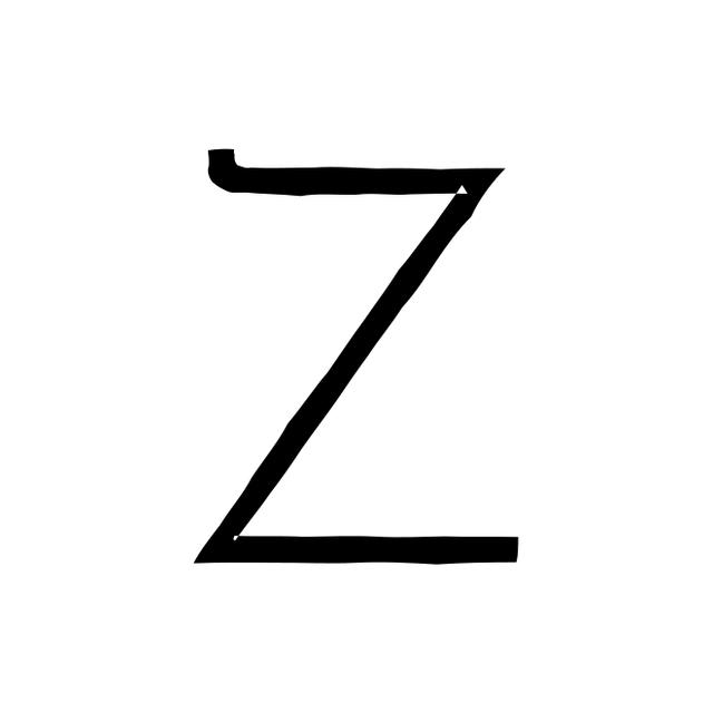 The input letter Z in Josefin Sans.