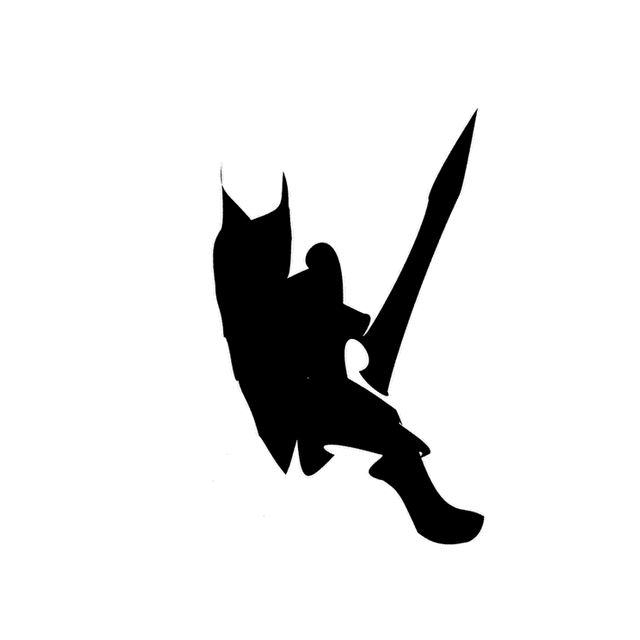 Strike a Chord's animation of the K as a knight swinging his sword.