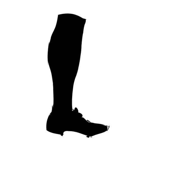 Dynamic Typography's animation of the L as a boot kicking a ball.