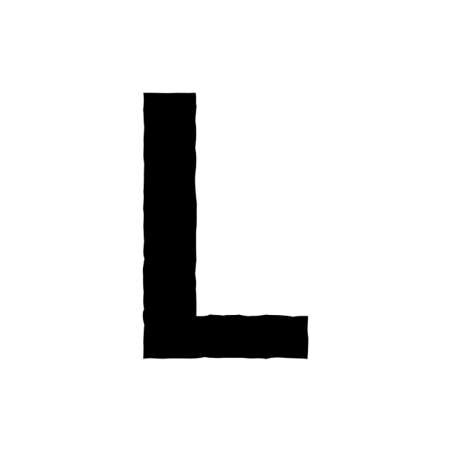 The input letter L in Roboto Bold.