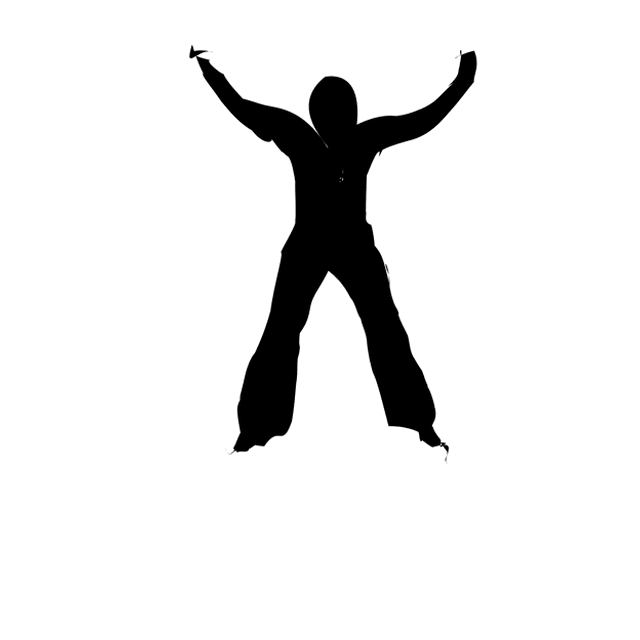 Dynamic Typography's animation of the X as a figure doing jumping jacks.