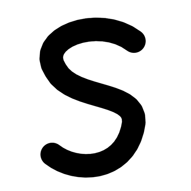 Astra's animation of the S as a plume of smoke curling upward.
