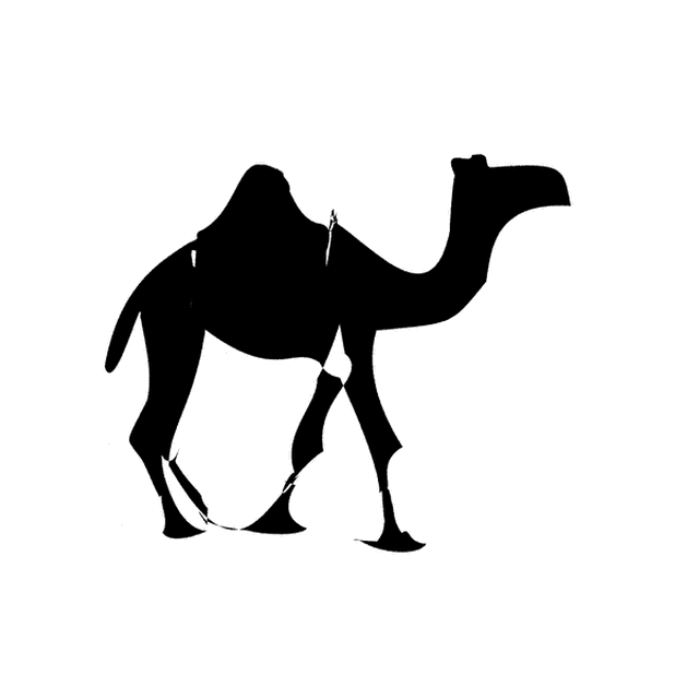 Strike a Chord's animation of the M as a walking camel.