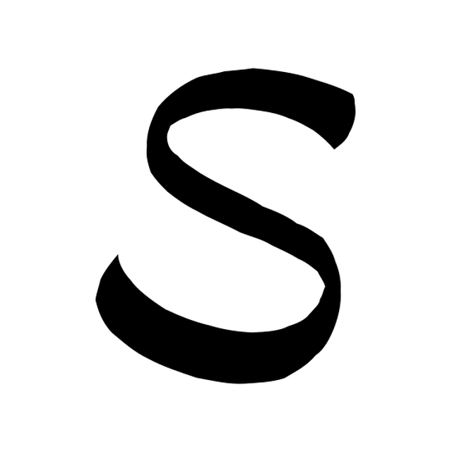 The input letter S in Kaushan Script.