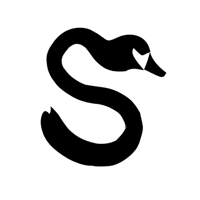 Strike a Chord's animation of the S as a swan stretching its neck.