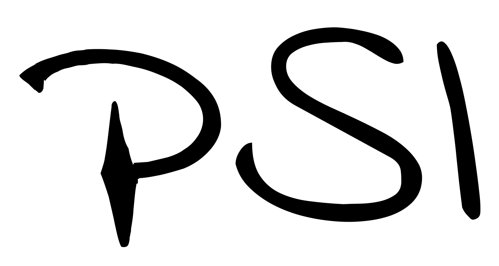 The word PSI, with the P animated as a gauge needle tilting.